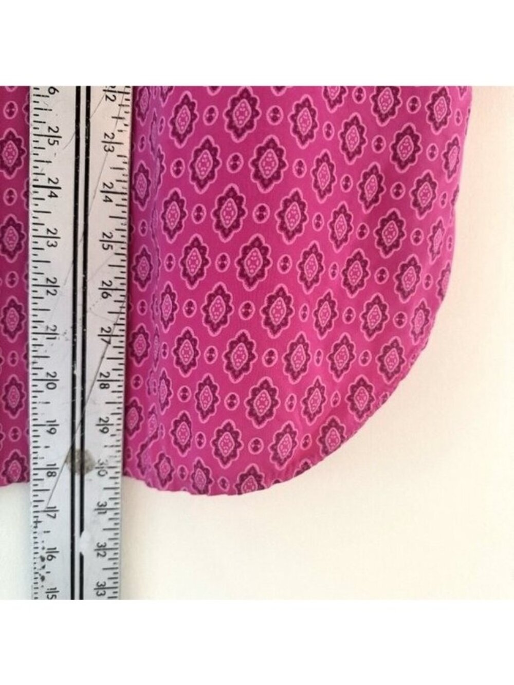 Free For Humanity Small Blouse Button Down Mixed Floral Twee Roll Tab Barbie Fun - Picture 16 of 16